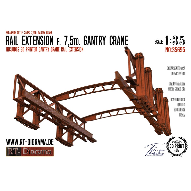 1/35 Rail Extension for Gantry Crane 7,5 ton