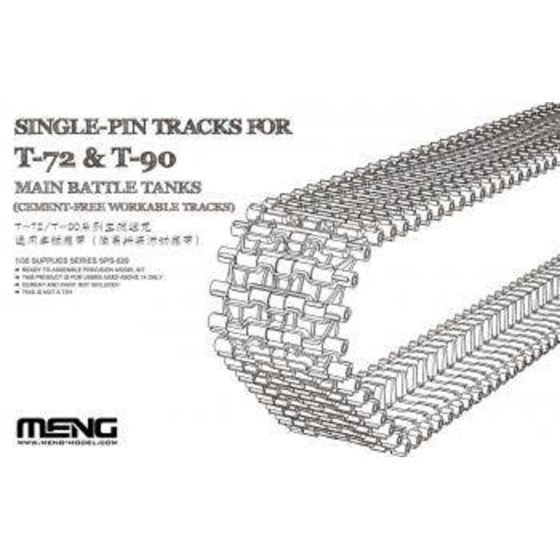 1/35 Single Pin Tracks for T-72 & T-90 Main Battle Tanks