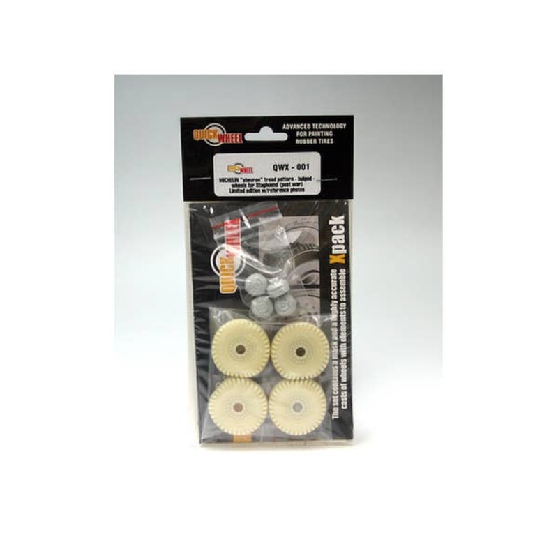 1/35 Staghound Wheels Set Michelin Chevron Postwar Limited Edition