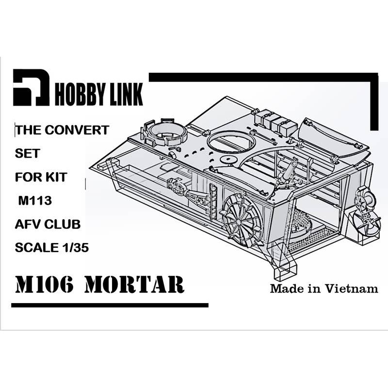 1/35 U.S. M106 Self-propelled Mortar Modification kit Academy M113A1