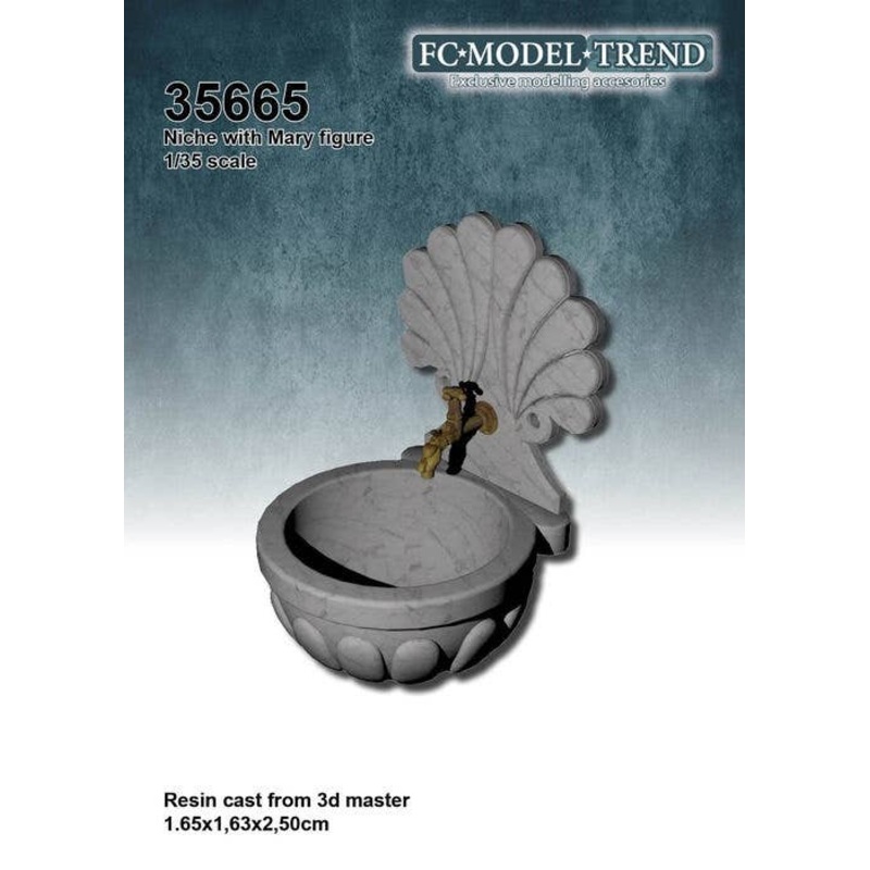 1/35 Wall fountain 2 (Leaf Pattern)