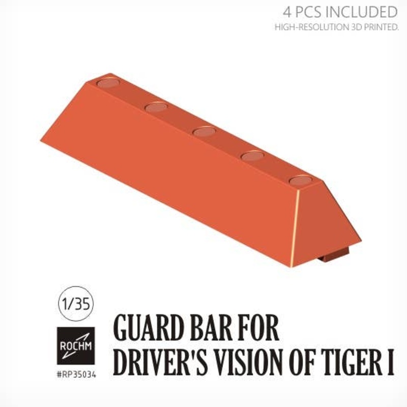 1/35 WW.II Germany Tiger I Driver's Vision Port Protection Bar