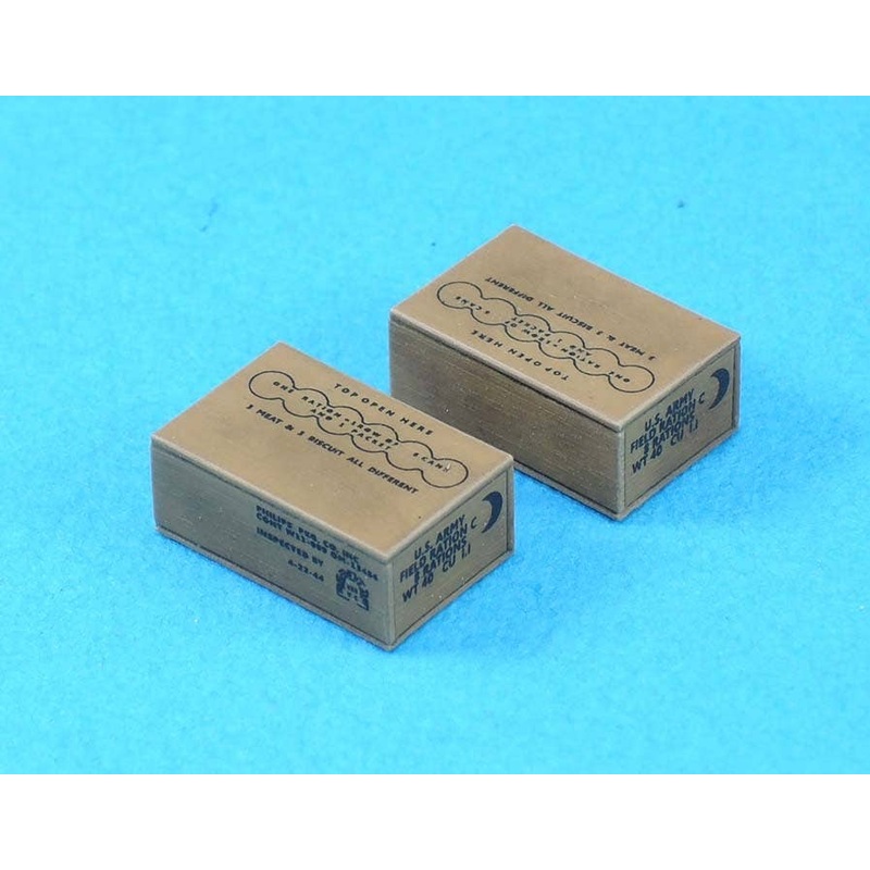 1/35 WWII C Ration Box Set (Late 8ea)