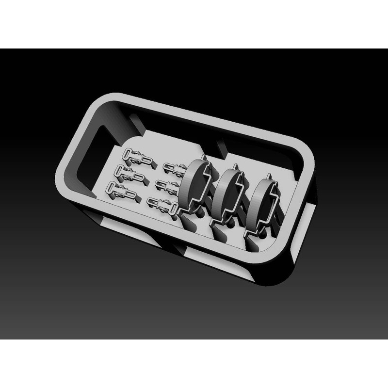 1/35 WWII German Panther Tank Cleaning Rod Case