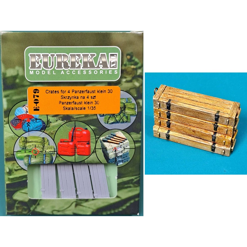 1/35 WWII German Panzerfaust 30 Klein Wooden Box Set (4 Pieces)