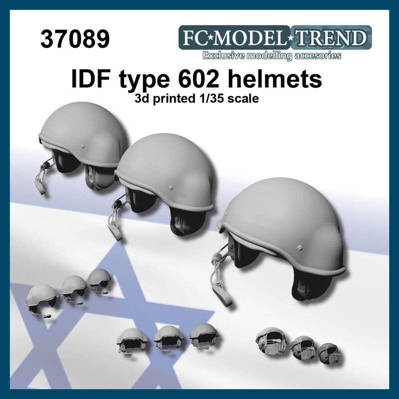 1/35 Current Use Israel Type 602 Tank Crew Helmet (3pcs)