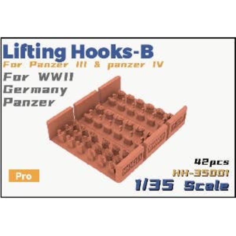 1/35 German Panzer III / IV Tank Lifting Hook Set B