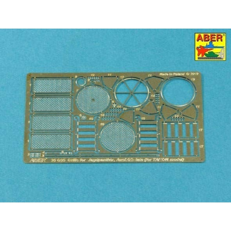 1/35 Grilles for Panther. Ausf.G & Jagdpnther. Ausf.G2 late models (for Takom)