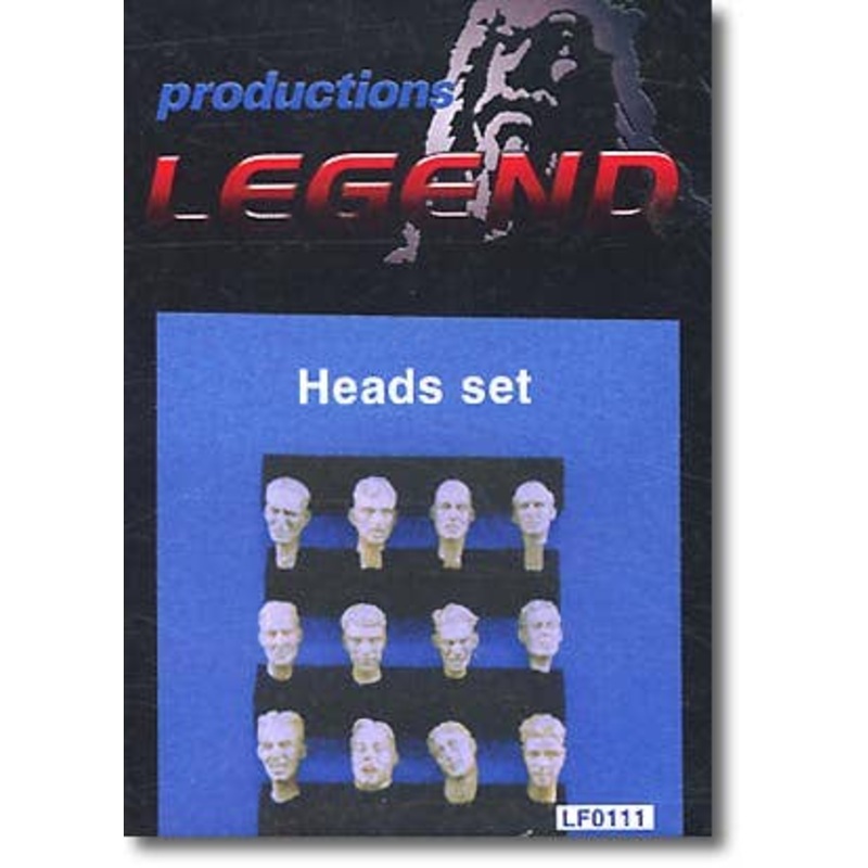 1/35 Heads Set 12 ea