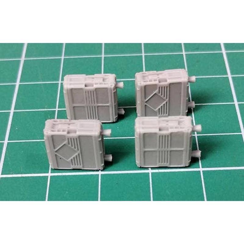 1/35 Modern U.S. 25mm M242 Bushmaster Cannon Ammo Case (for M2/M3 Bradley / LAV-25, 4 pieces)