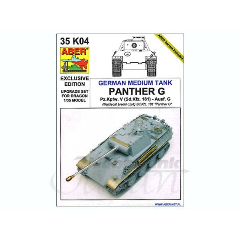 1/35 Pz.Kpfw.V (Sd.Kfz.181) Ausf.G Panther G Upgrade Set (for Dragon)