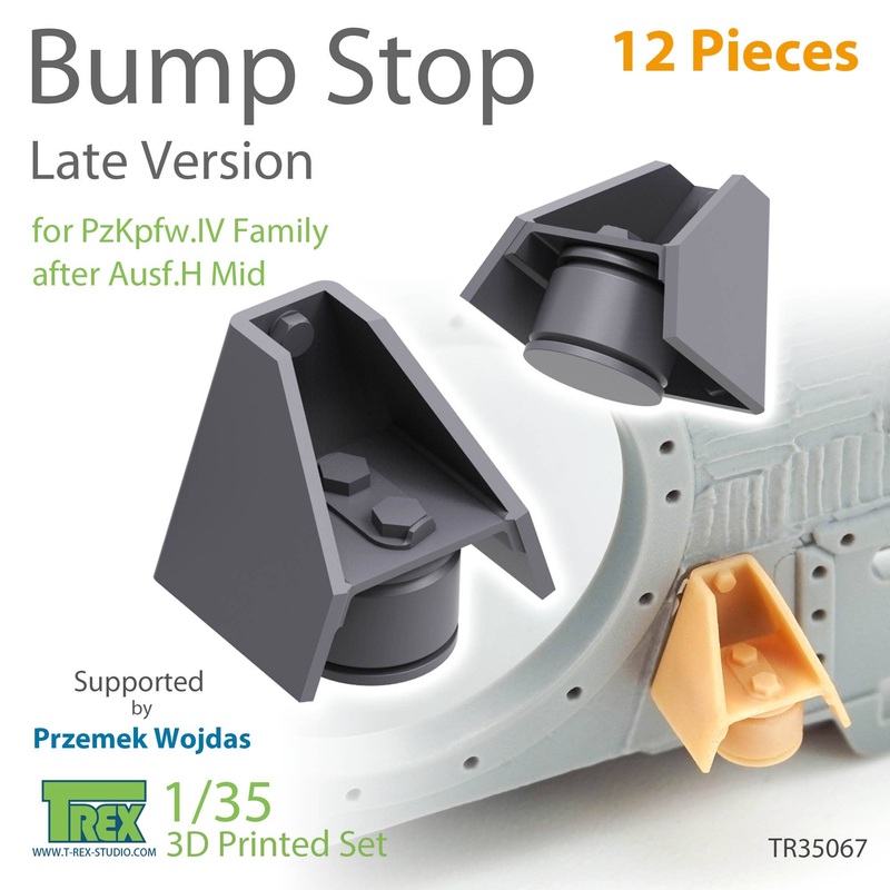 1/35 WW.II German Panzer IV H-type Medium-term Bump Stopper Late-type