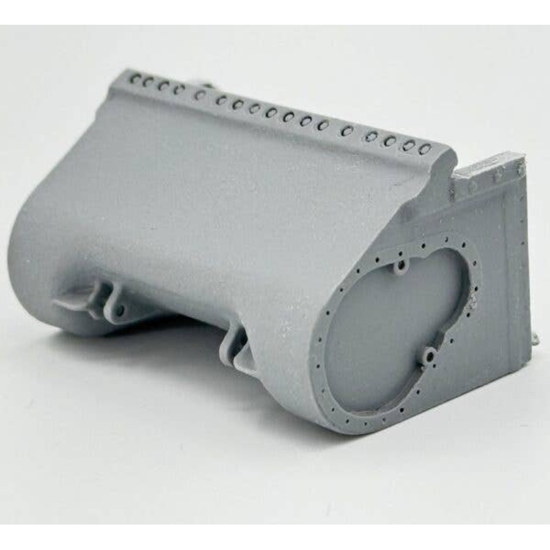 1/35 WWII American M4 Sherman E4186 Type Transmission Cover Early Model (Cast / Stepped for Asuka Model)