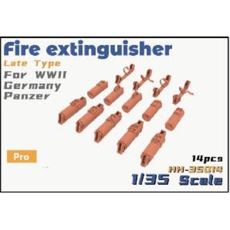 1/35 WWII German Tank Fire Extinguisher Late Model Set