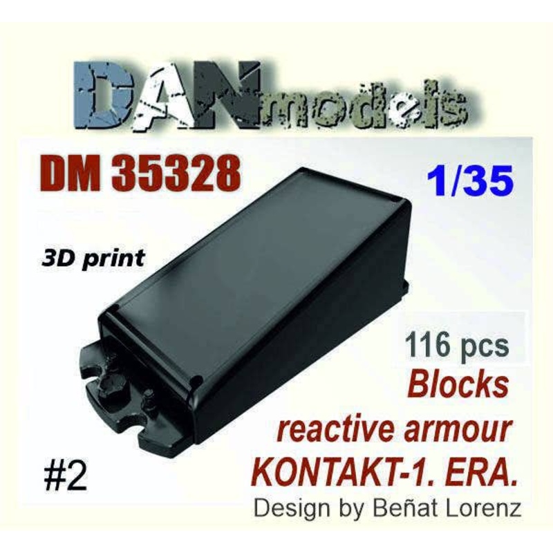 1/35 Blocks of reactive armor Kontact-1, Type 2 116 pcs