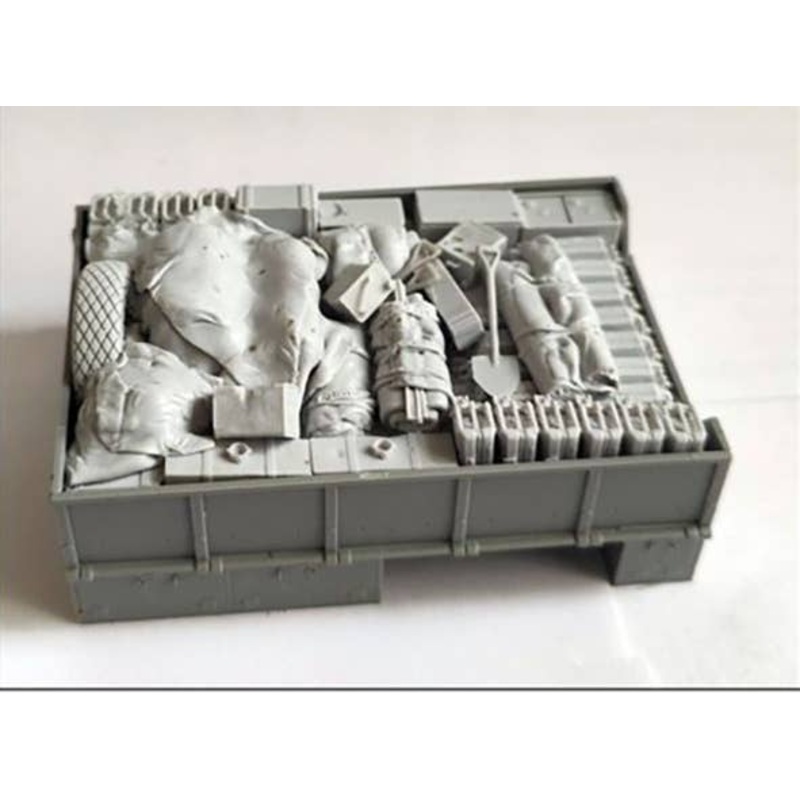 1/35 British LRDG Ford F30 full vehicle equipment set, 6 parts, decals, PE, resin and 3D parts