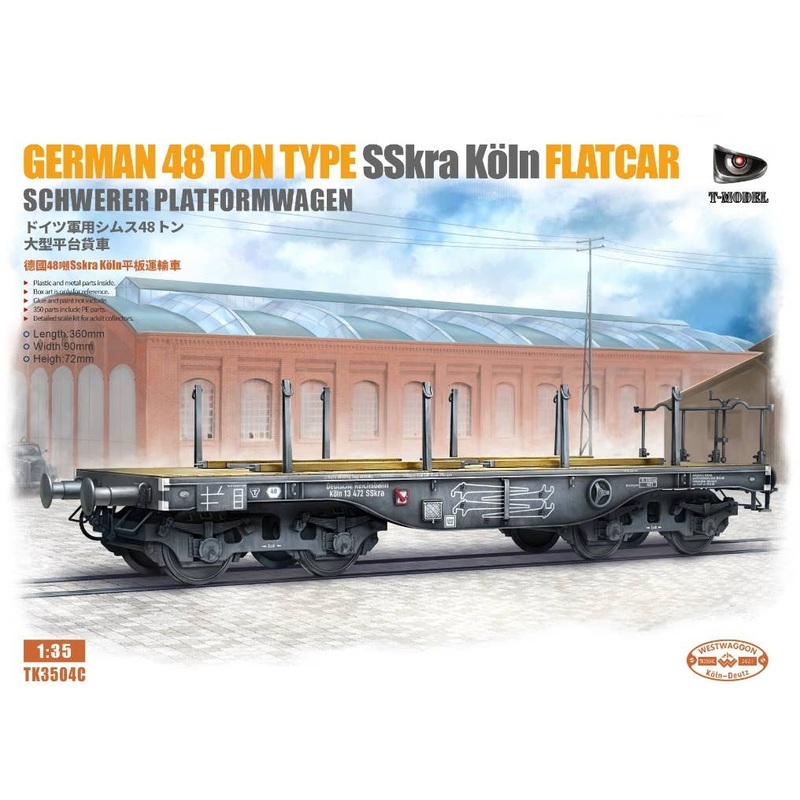 1/35 German Heavy Freight car 48t SSkra Koln type