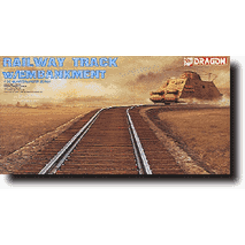 1/35 Railway Track w/Embankment