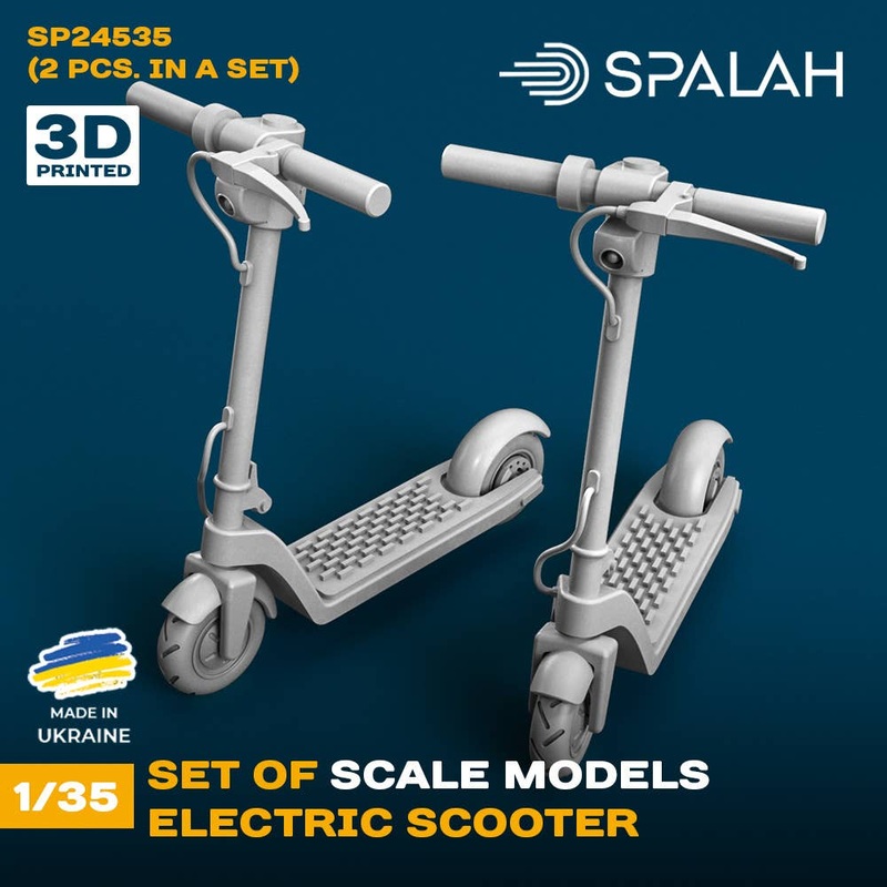 1/35 Set of scale models Electric scooter, (2 pcs)