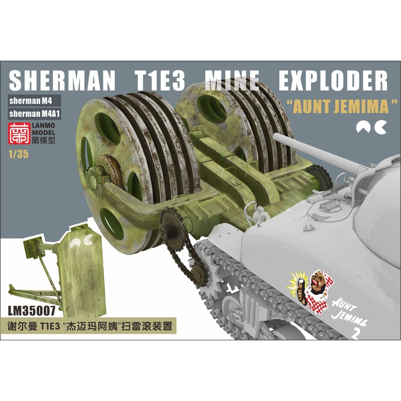 1/35 Sherman T1E3 Mine Exploder Aunt Jemima