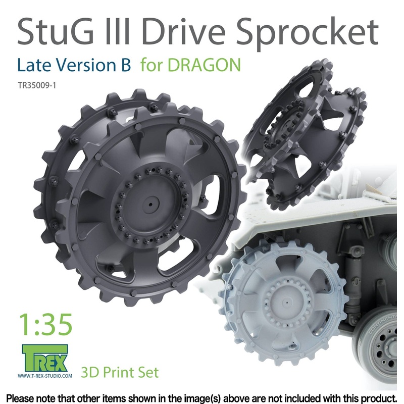 1/35 Starter Wheel Set for Sturmgeschutz III Late Model B For Dragon