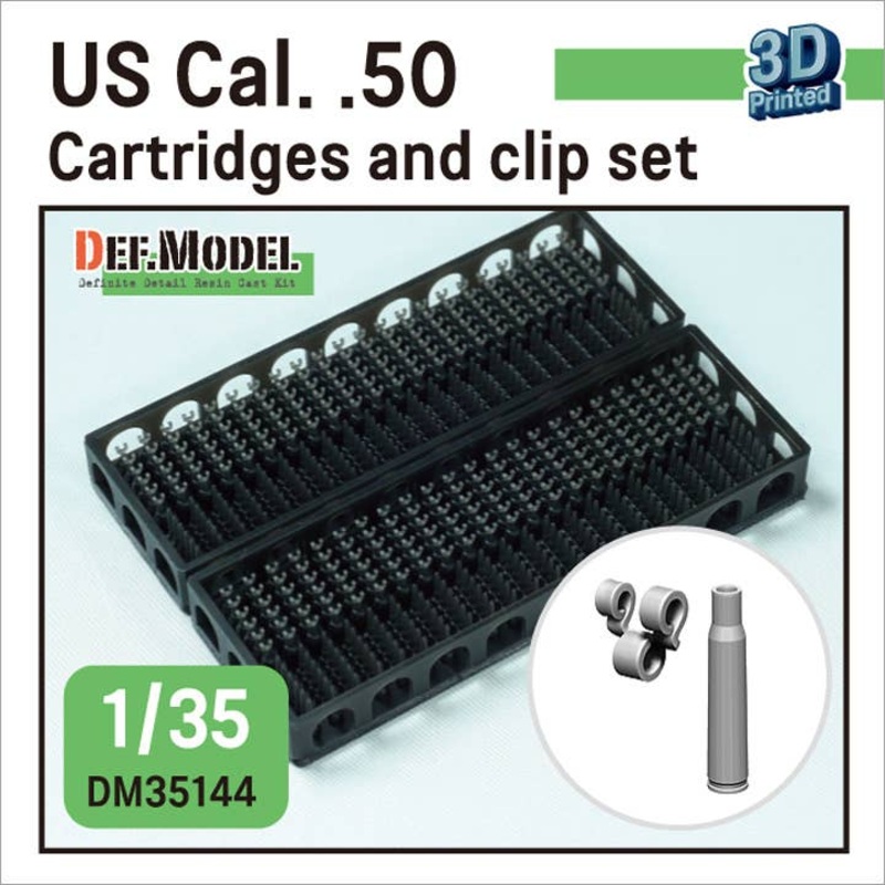 1/35 UC Cal.50 Cartridges & Clip Set