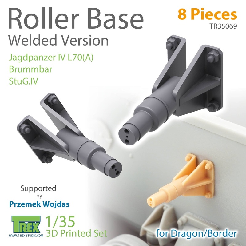 1/35 WW.II German Panzer IV Tank System Upper Support Wheel Support Welded type (for Dragon / Border)
