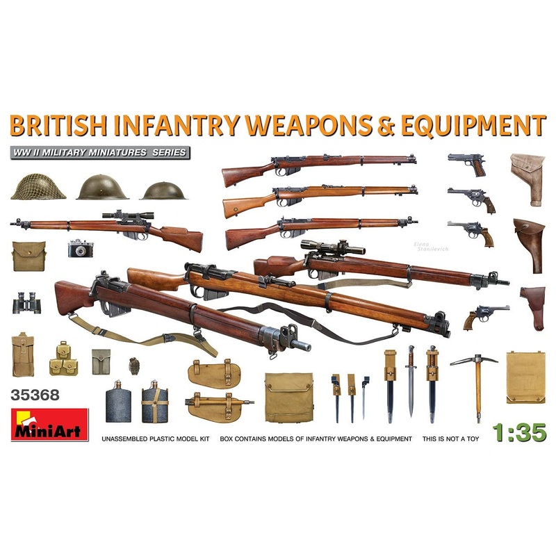 1/35 British Infantry Weapons & Equipment Set