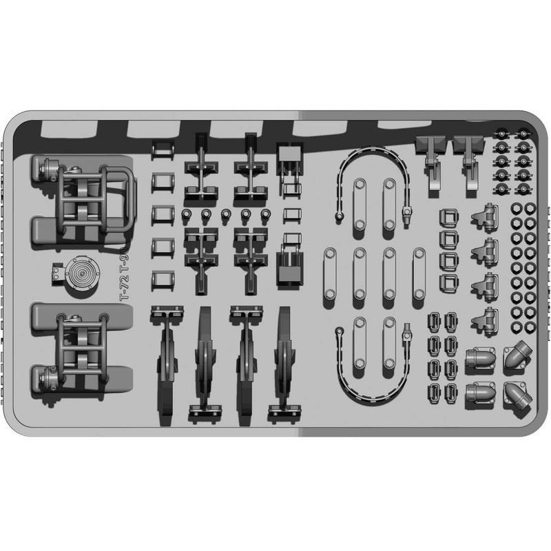 1/35 Detail Set for Current Russian/Soviet T-72/T-90 Main Battle Tanks