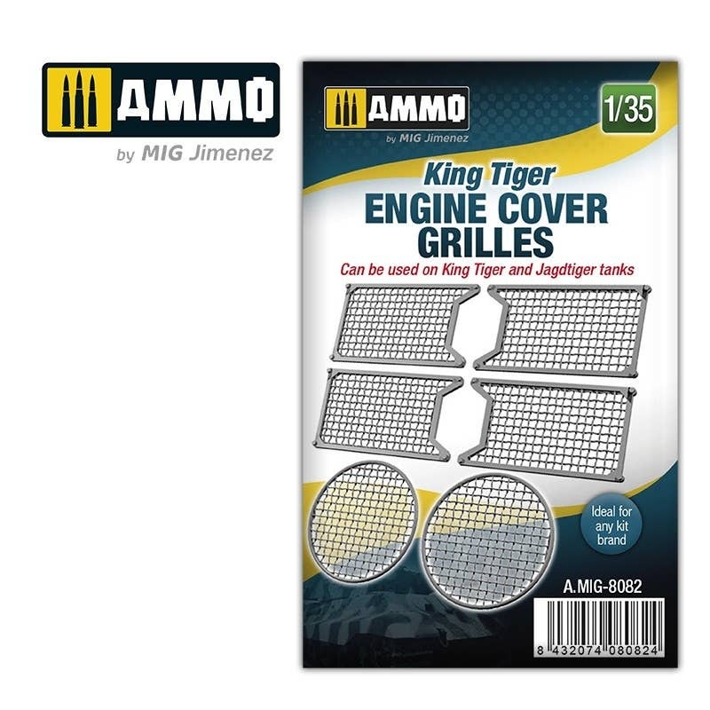 1/35 King Tiger Engine Cover Grilles