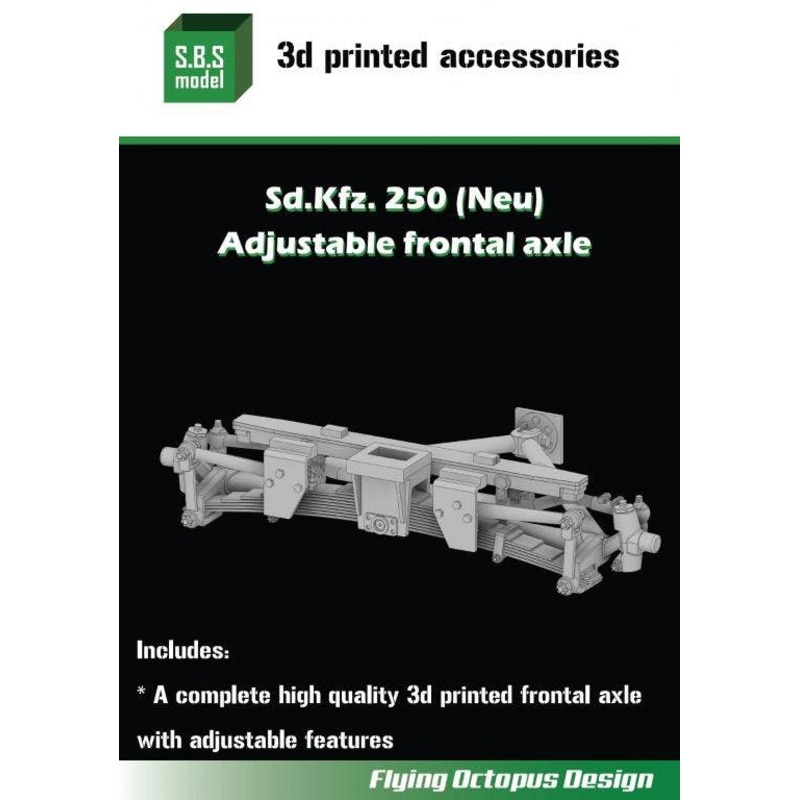 1/35 Sd.Kfz.250 (Neu) Adjustable frontal axle for Dragon/Das Werk