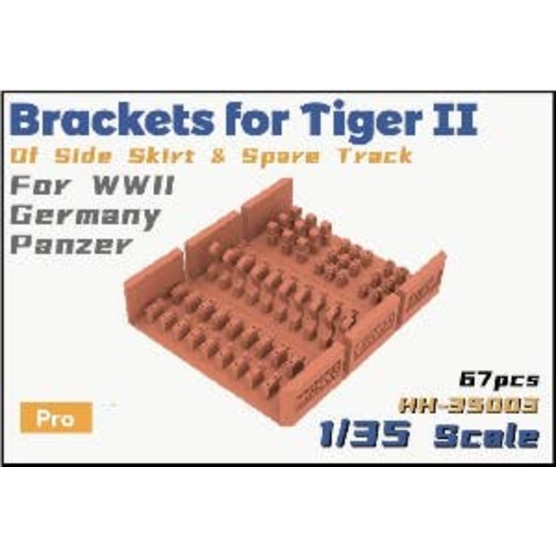 1/35 Spare Track & Side Skirt Bracket Set for German Tiger II