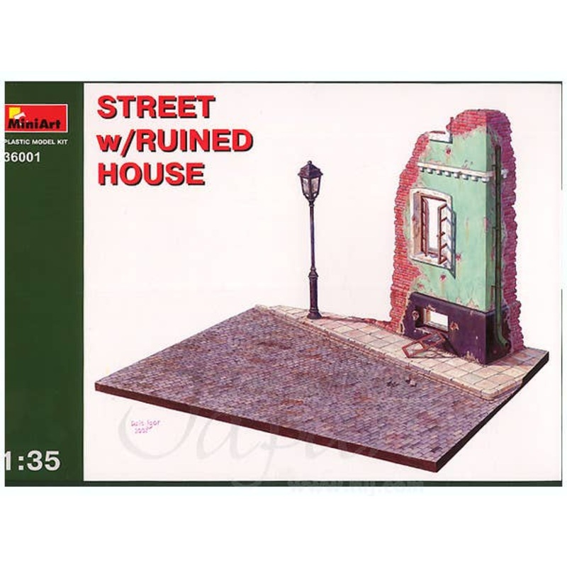 1/35 Street w/Ruined House