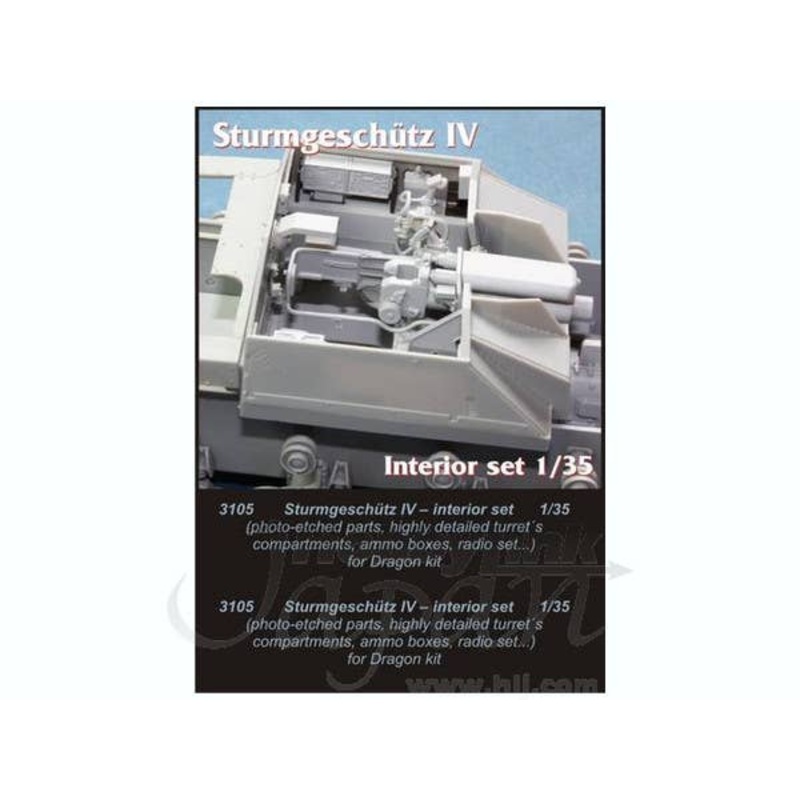 1/35 StuG IV interior set for Dragon kit