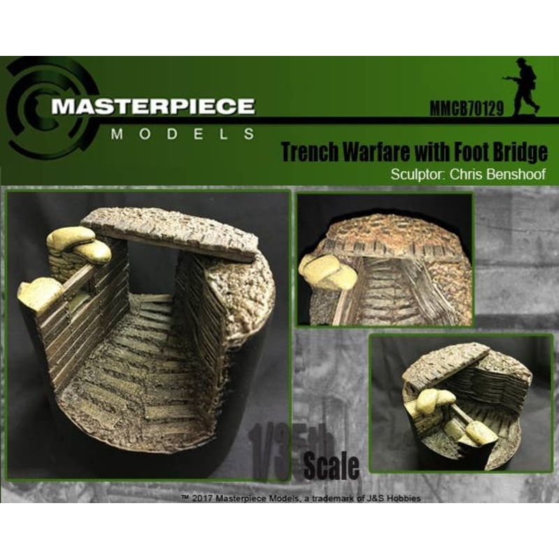 1/35 Trench Warfare with Foot Bridge (Resin)