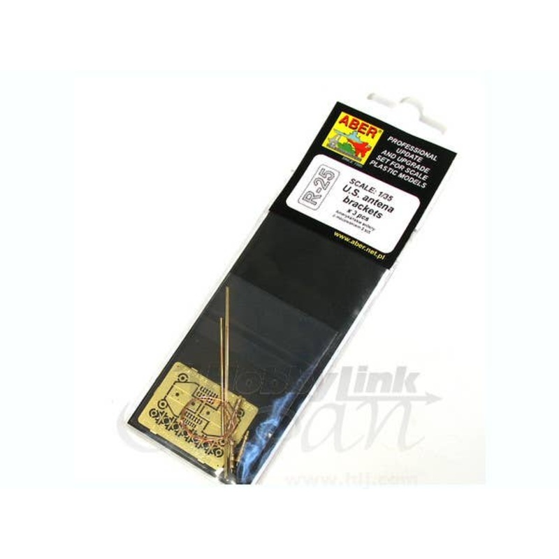 1/35 US antenna & brackets (set of 3 pcs)