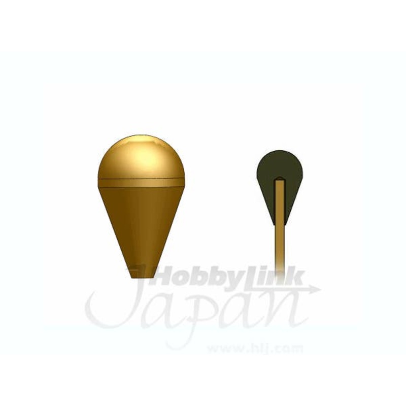 1/35 US Army Antenna AS-3916 Mast Caps (4 pieces)