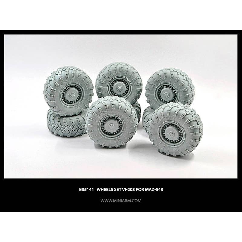 1/35 Wheels set Vi-203 for MaZ-543