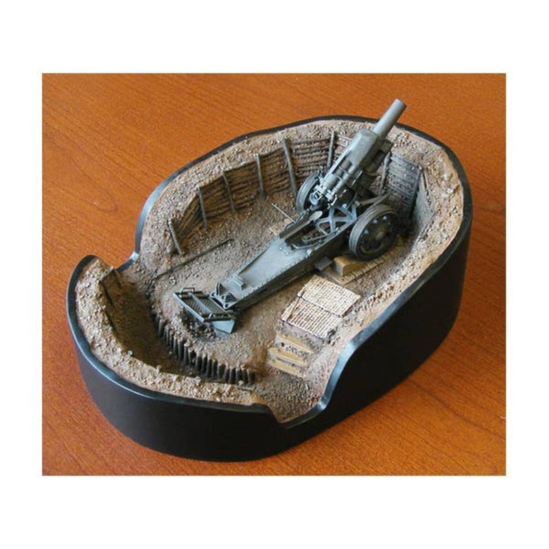 1/35 WWI & WWII Single Trail Artillery Emplacement Pit