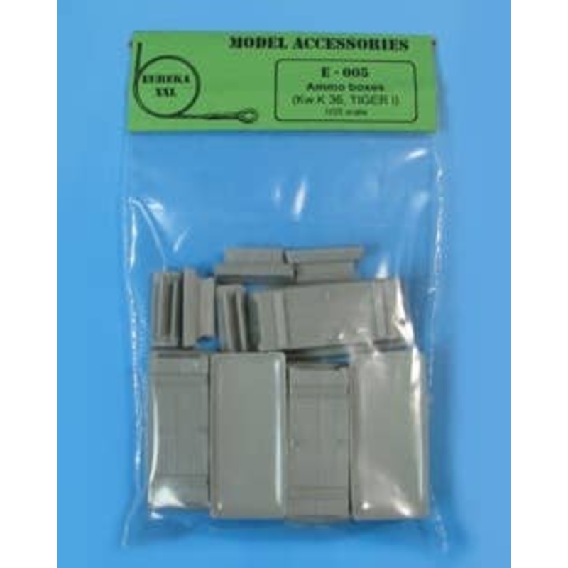 1/35 WWII Germany 8.8cm KwK36 L/56 Ammunition Box (5pcs Set)