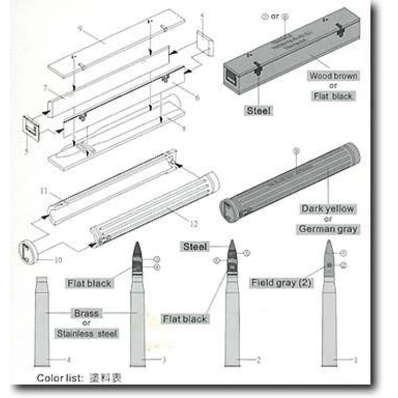 1/35 88mm (L71) Gun Armo & Armo Box Set