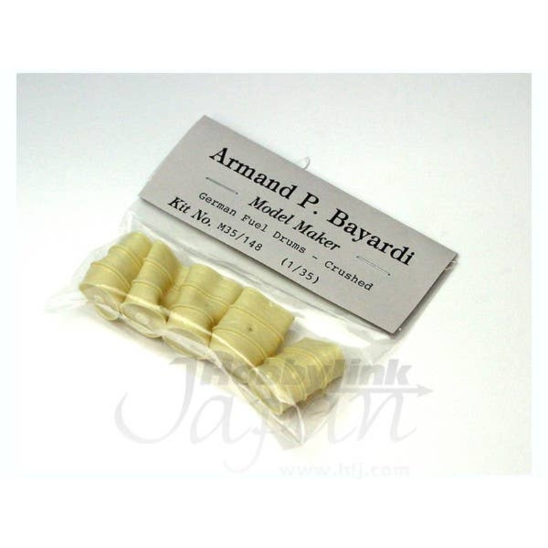 1/35 German Fuel Drums, Open, Crushed (5pcs)