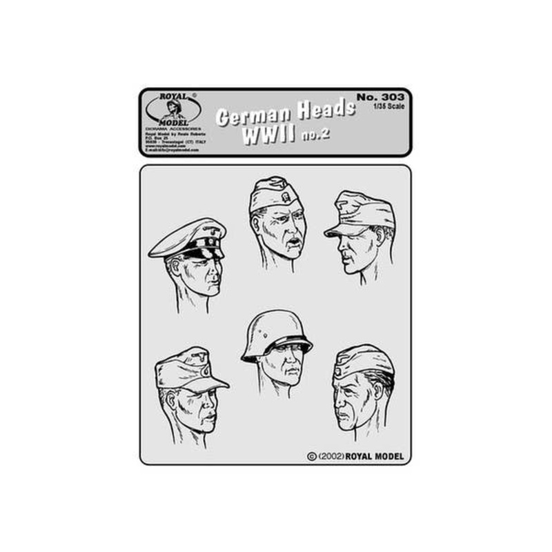 1/35 German Heads WWII No.2