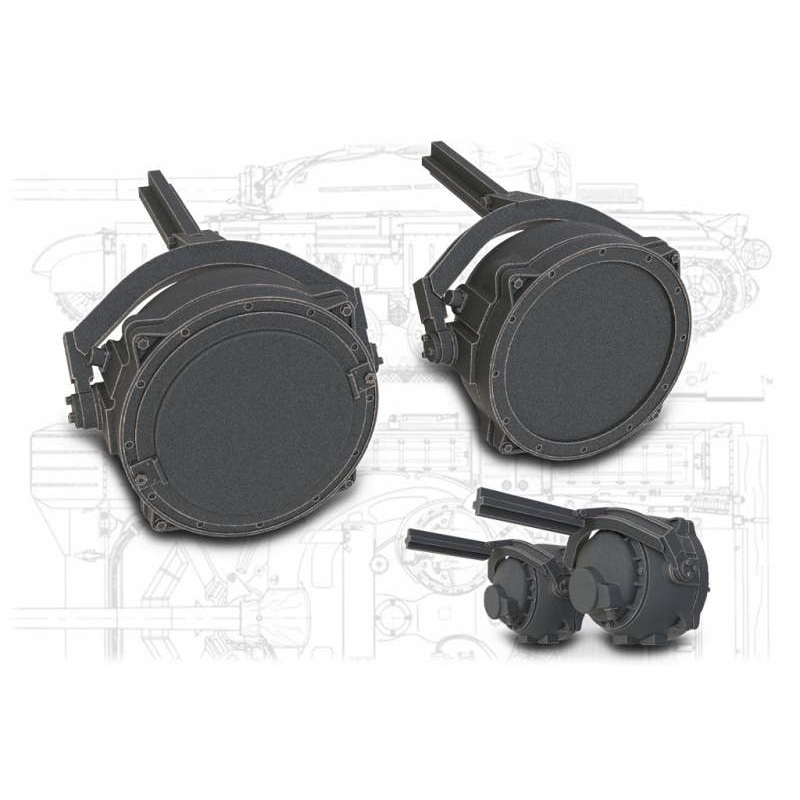 1/35 Infra-red searchlight L-4GM for T-64, T-72B, T-80 (4 pcs)