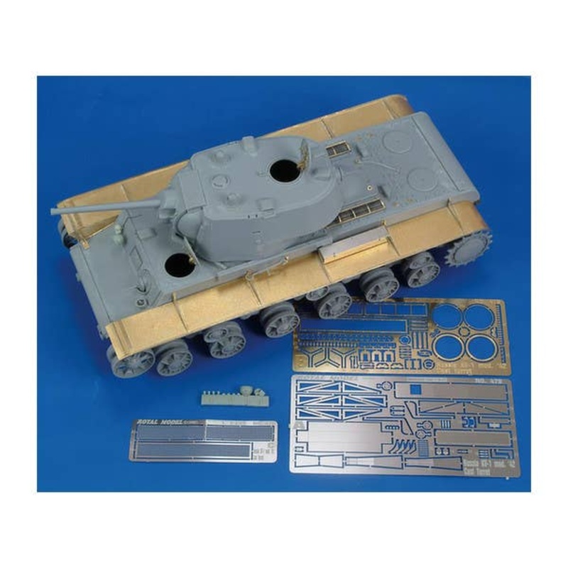 1/35 KV-1 Mod. 42 "Cast Turret" Part 1 (Trumpeter)