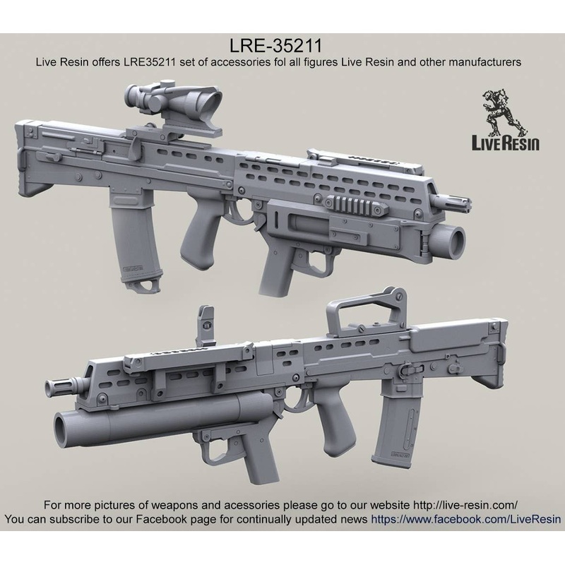 1/35 L85A2 SA80 Assault Rifle w/H&K M320 GLM
