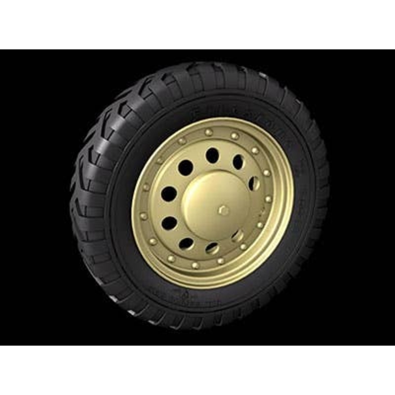 1/35 Scout Car Dingo Road Wheels (Firestone)