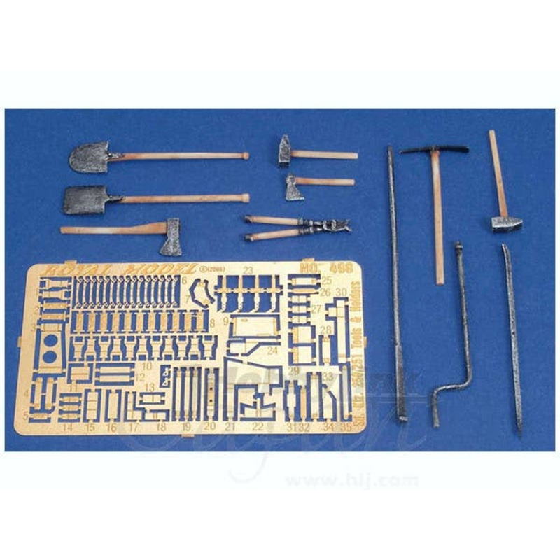 1/35 Sd.Kfz. 250/251 Tool & Holder Set WWII