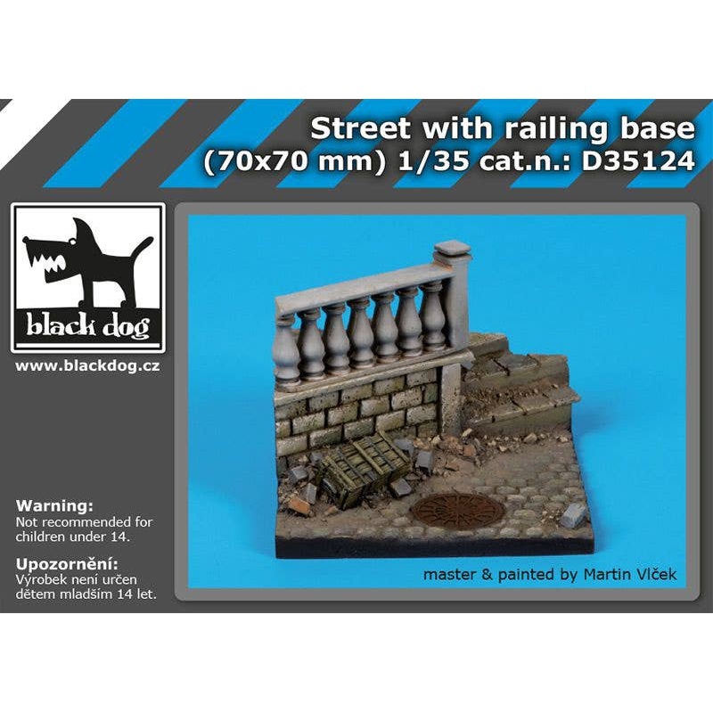 1/35 Street with railing base