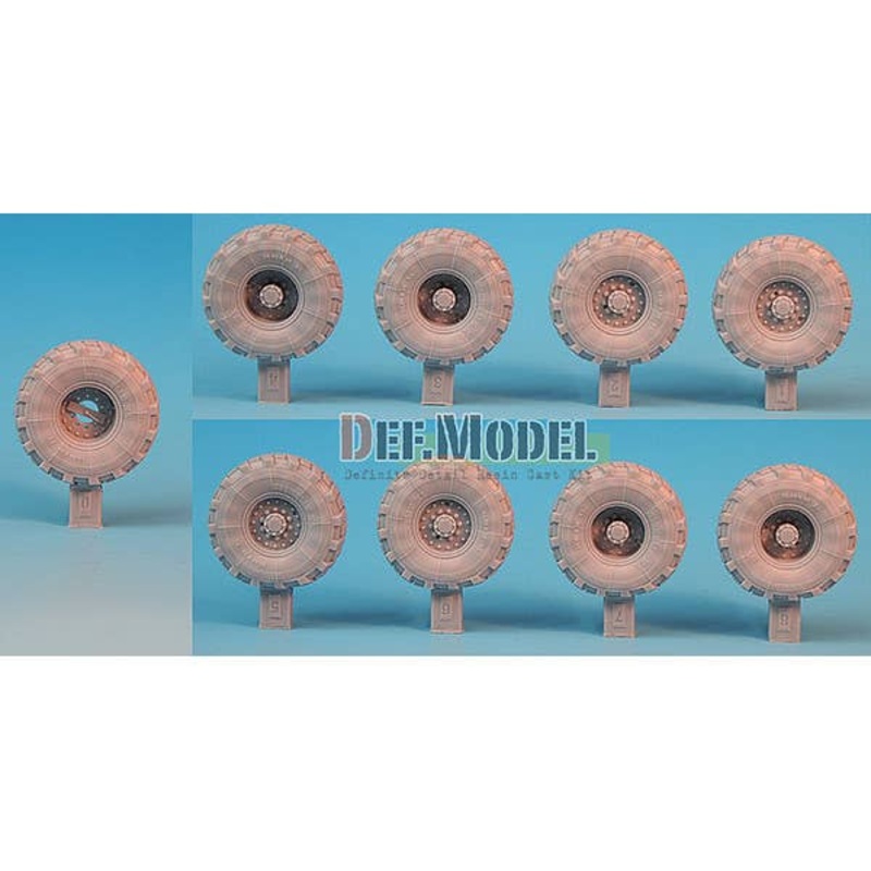 1/35 US M977 HEMTT XL Sagged Wheel Set (for Italeri)